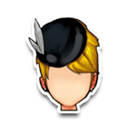 深黑色西式骑士帽 缩略图