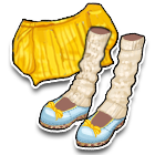 黄色迷人短裙 缩略图