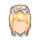 银白洋娃娃发饰 缩略图