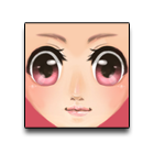 俏皮少女脸 缩略图