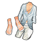 银色桑巴舞服服饰 缩略图