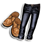 黑色贴身皮裤 缩略图