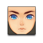 滢蓝清澈表情 缩略图