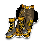 豹纹边休闲靴裤 缩略图