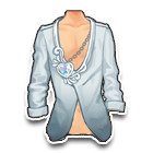 银色桑巴舞服上装 缩略图