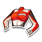 红色火焰赛车服上装 缩略图