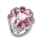 瑰丽白金戒指 缩略图