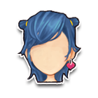 蓝色小发髻 缩略图