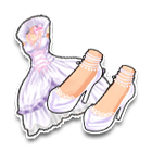 花瓣蕾丝公主套裙 缩略图