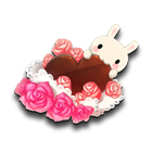 玫瑰兔挂饰 缩略图