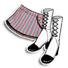 LOVE女孩情侣装下装 缩略图