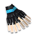 蓝边纯棉半截手套 缩略图