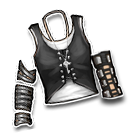 黑色紧身背心两件套 缩略图