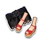 紫色潮流下装 缩略图