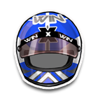 X-WIN蓝队队服头盔 缩略图