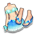 海豚之恋套裙 缩略图