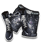 黑白星辰喷漆仔裤 缩略图