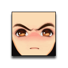 愤怒皱眉表情 缩略图