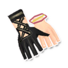 黑色丝带手套 缩略图
