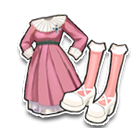 粉色百褶套裙 缩略图