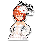 优雅纯白婚纱套装 缩略图