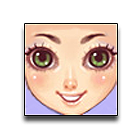 开心微笑脸 缩略图