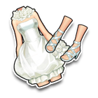 雪白情缘套裙 缩略图