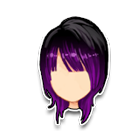 紫色挑染发饰 缩略图