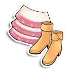 粉红花边千层裙 缩略图