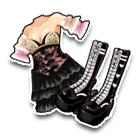 棕色蕾丝婚纱服饰 缩略图