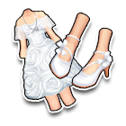 白玫瑰之梦套裙 缩略图