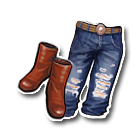 个性牛仔靴裤 缩略图
