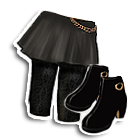 黑色百褶裙 缩略图