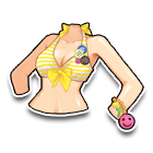 明媚夏日少女上装 缩略图