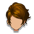 棕色偏分发型 缩略图