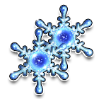 蓝色雪花尾挂 缩略图