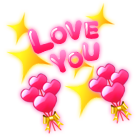 爱心气球前景 缩略图