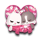 玉兔情人挂饰 缩略图