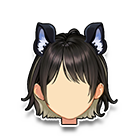 潮流黑猫发饰 缩略图