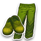 绿色男式军裤 缩略图