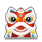 瑞狮呈祥发饰 缩略图