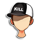 黑白色赛车帽 缩略图