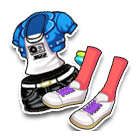 蓝色素雅马甲服饰 缩略图