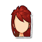 火红中长发型 缩略图