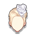 白色贵族晚装发式 缩略图