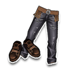 棕色流苏牛仔下装 缩略图