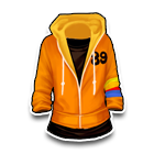 玩味萤光橙上装 缩略图